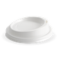 BIOCUP LID 90MM PS WHITE LARGE