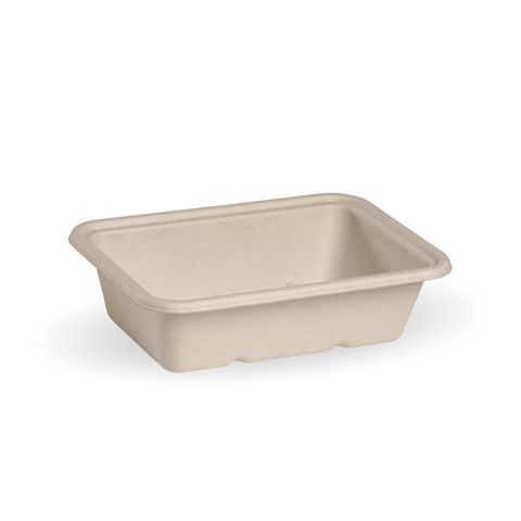 BIOCANE TAKEAWAY TRAY 600ML CTN 500