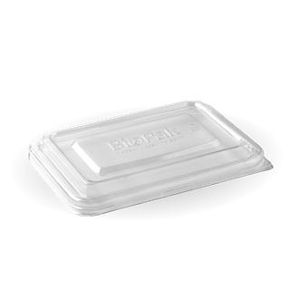 LID CLEAR FOR RPET TAKEAWAY TRAY - CARTON 500
