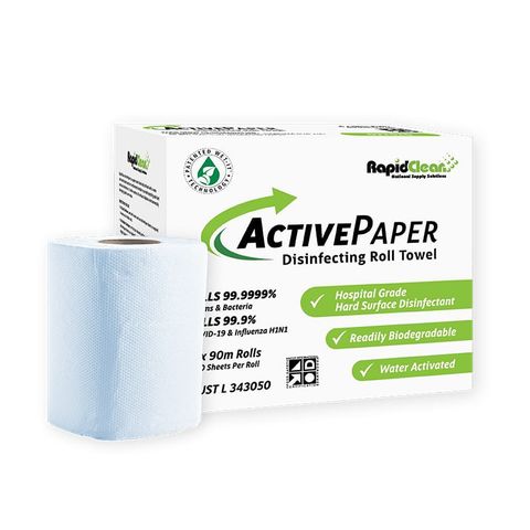 HAND TOWEL ROLL -  ACTIVE PAPER DISINFECTANT