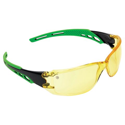 SAFETY GLASSES PRO EYEWEAR AMBER 9185