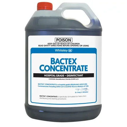 BACTEX CONCENTRATE 5 LTR HOSPITAL GRADE DISINFECTANT