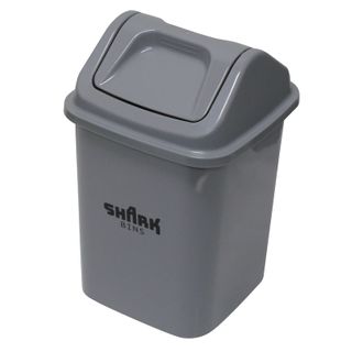 BIN 20LTR FLIP TOP LID GREY