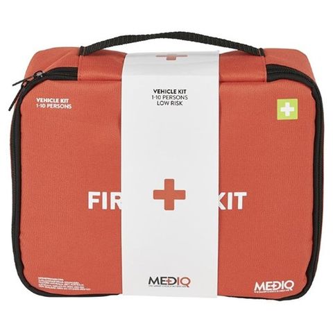 MEDIQ ESSENTIAL FIRST AID KIT VEHICLE ORANGE