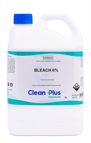 CLEAN PLUS BLEACH 6% 5 LTR