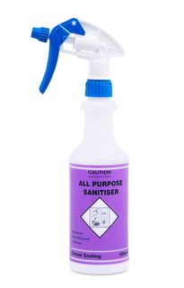 CLEAN PLUS ALL PURPOSE SANITISER SPRAY BOTTLE ONLY 500 ML