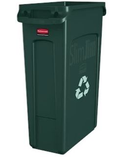 SLIM JIM RECYCLING BIN 87 LTR GREEN