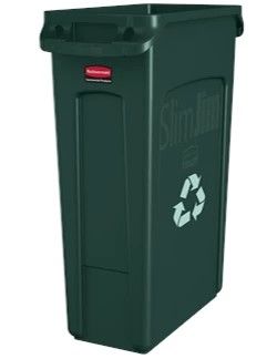 SLIM JIM RECYCLING BIN 87 LTR GREEN