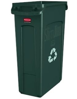 SLIM JIM RECYCLING BIN 87 LTR GREEN