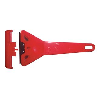 SCRAPER TH48A RED PLASTIC WITH BLADE