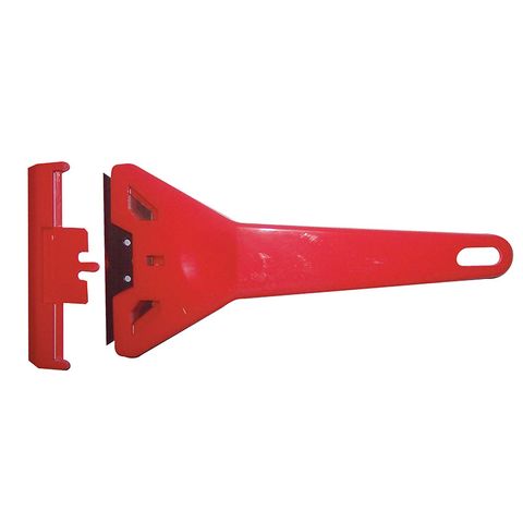 SCRAPER TH48A RED PLASTIC WITH BLADE