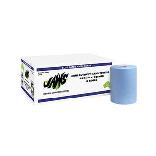 HAND TOWEL - ROYAL TOUCH JAWS AUTOCUT MINI 2 PLY 120 MTR × 6 ROLLS