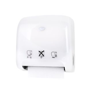 HAND TOWEL DISPENSER AUTOCUT MINI WHITE PEARL