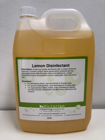 LEMON DISINFECTANT 5 LTR