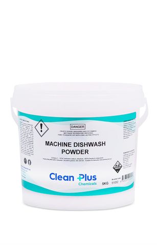 CLEAN PLUS MACHINE DISHWASH POWDER 5 KG