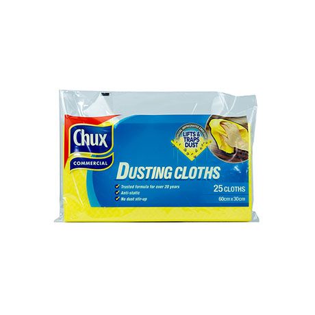 CHUX DUSTING CLOTH PKT 25