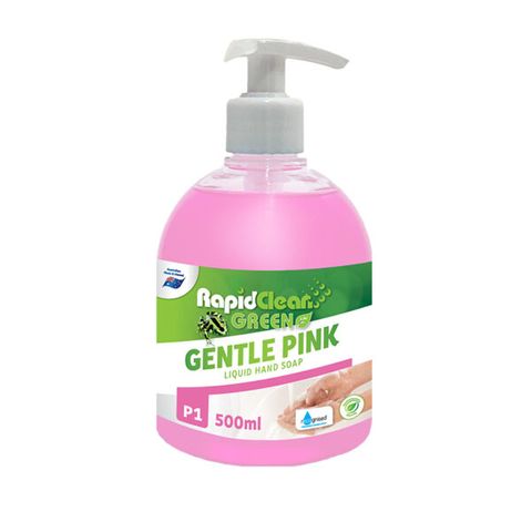 RAPID GENTLE HAND SOAP PINK 500ML PUMP