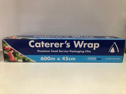 CLING WRAP 600M X 45CM CATERER'S WRAP