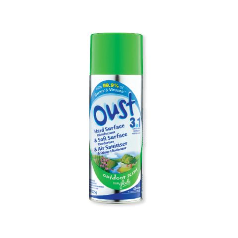 OUST 3 IN 1 DISINFECTANT SPRAY OUTDOOR SCENT 325G