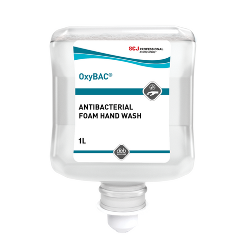 DEB OXYBAC FOAM WASH 6 × 1 LT