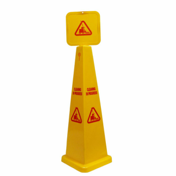 CAUTION SIGN CONE 950MM CLEANING IN PROGRESS