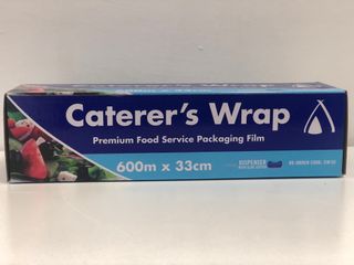 CLING WRAP 600M X 33CM  CATERER'S WRAP