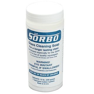 SORBO WINDOW CLEANING POWDER 12OZ
