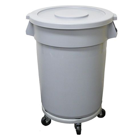 BIN FLAT LID ON WHEELS 76 LTR