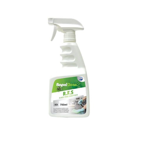 RAPID RFS RINSE FREE SANITISER RTU 750ML