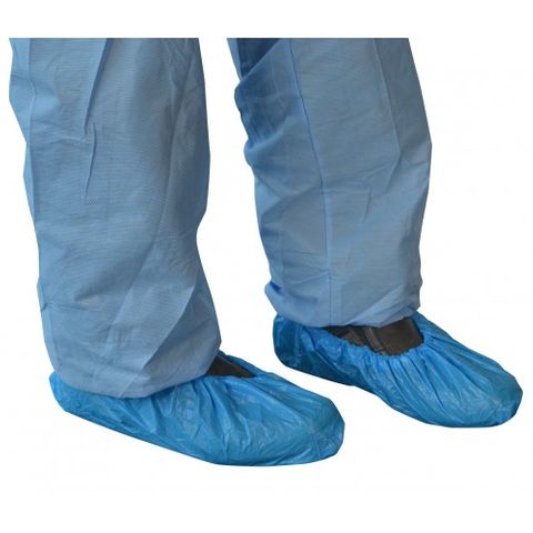 SHOE COVERS WATER RESISTANT BLUE 100 PACK