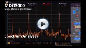 MDO3000 App Demo - Spectrum Analyser