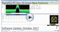SignalVu-PC October 2017 Improvements