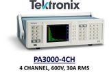 Tektronix PA3000 Power Analyser 4 chan - power, power factor, harmonics & efficiency measurement