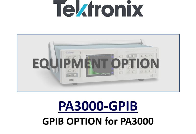 GPIB Interface option for Tektronix PA3000 Power Analyser
