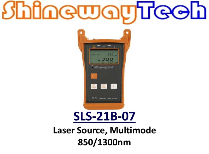 SLS-21B-07 Laser Source, MM 850/1300nm >=-7dBm, SC/PC