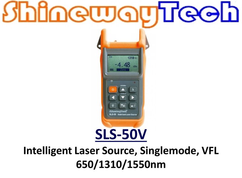 SLS-50V Intelli Laser Srce, SM 1310/1550nm & 650nm SCA