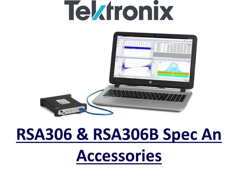 Accessories for use with RSA306 Spectrum Analyser
