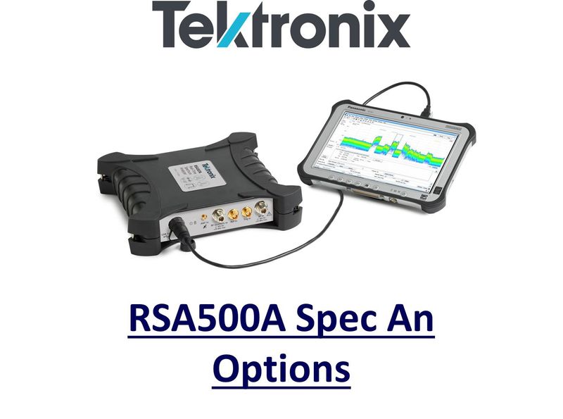 Options for RSA500 Spectrum Analyser