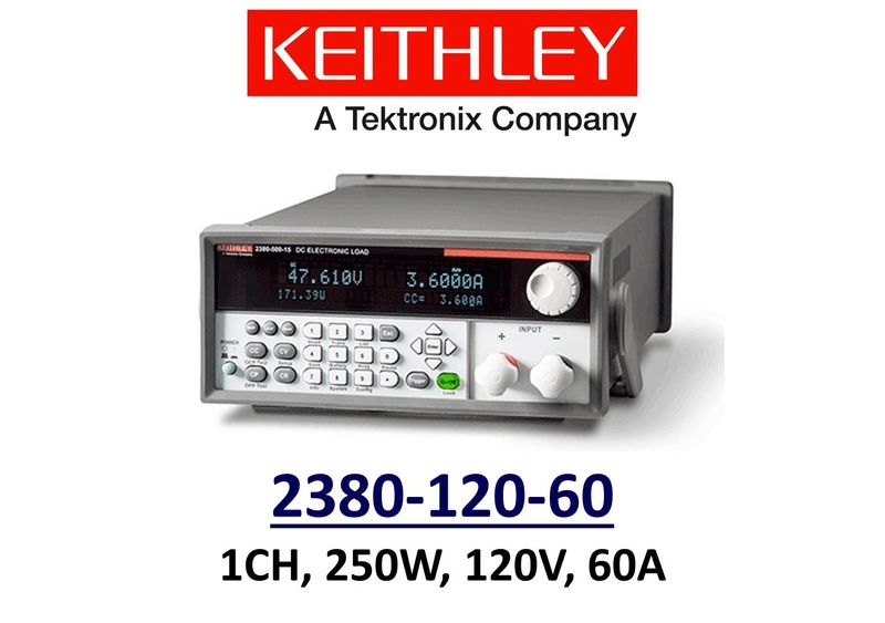 Keithley 2380-120-60 DC Electronic Load,  250W, 120V, 60A