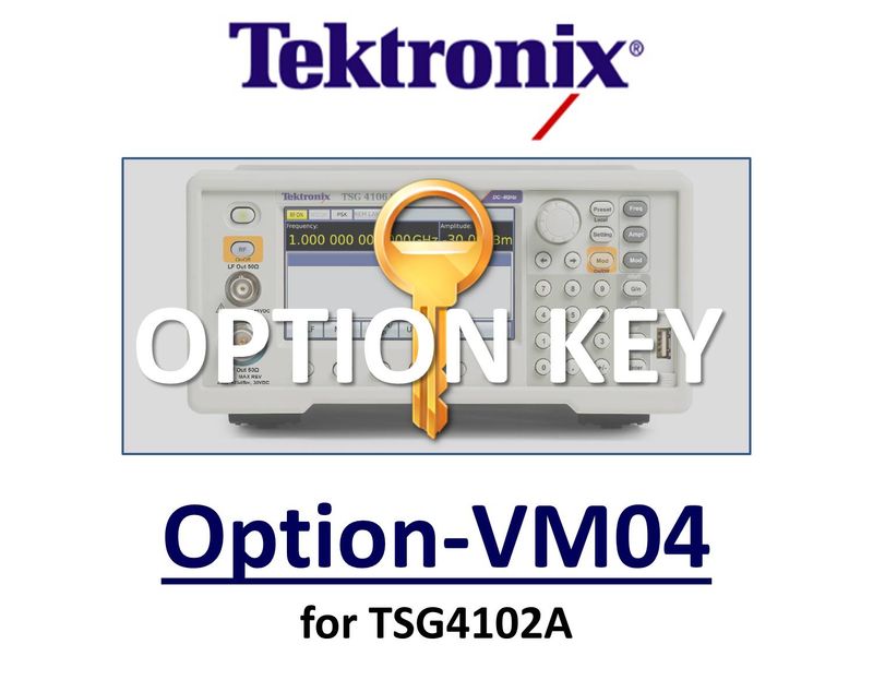 APCO-25 modulation, requires option VM00