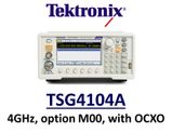 Tektronix TSG4104A RF Vector Sig Gen (basic analog-only config.) with OCXO timebase, DC - 4GHz