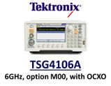 Tektronix TSG4106A RF Vector Sig Gen (basic analog-only config.) with OCXO timebase, DC - 6GHz