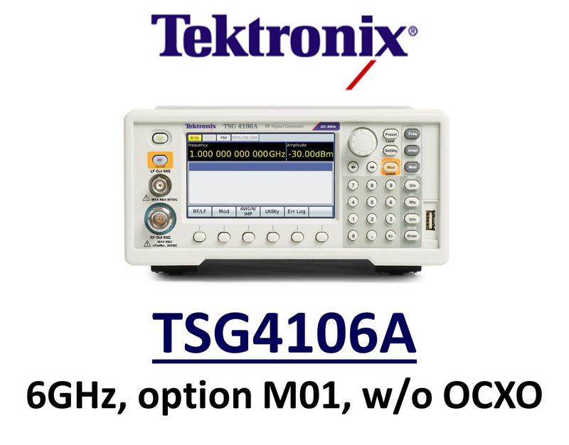 Tektronix TSG4106A RF Vector Sig Gen (basic analog-only config) without OCXO timebase, DC - 6GHz