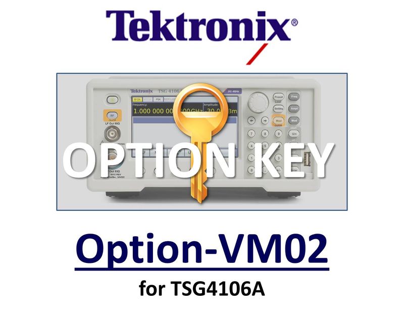 GSM EDGE modulation, requires option VM00