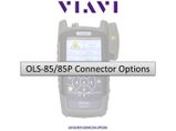 Optical Connector Options for OLP-85/85P optical power meters