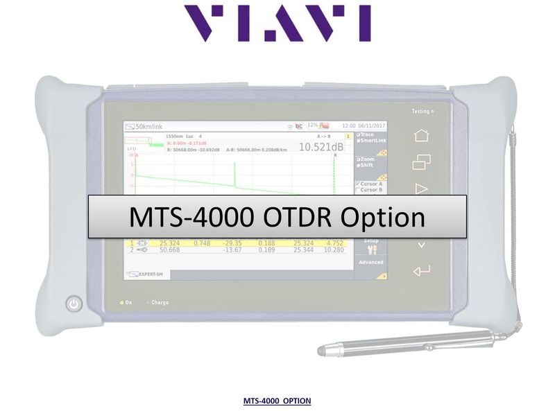 MTS-4000 platform option - built-in talkset/optical power meter