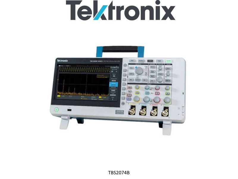 TBS2074B Digital Storage Oscilloscope, 70MHz, 2GS/s or 1GS/s, 4 Channels