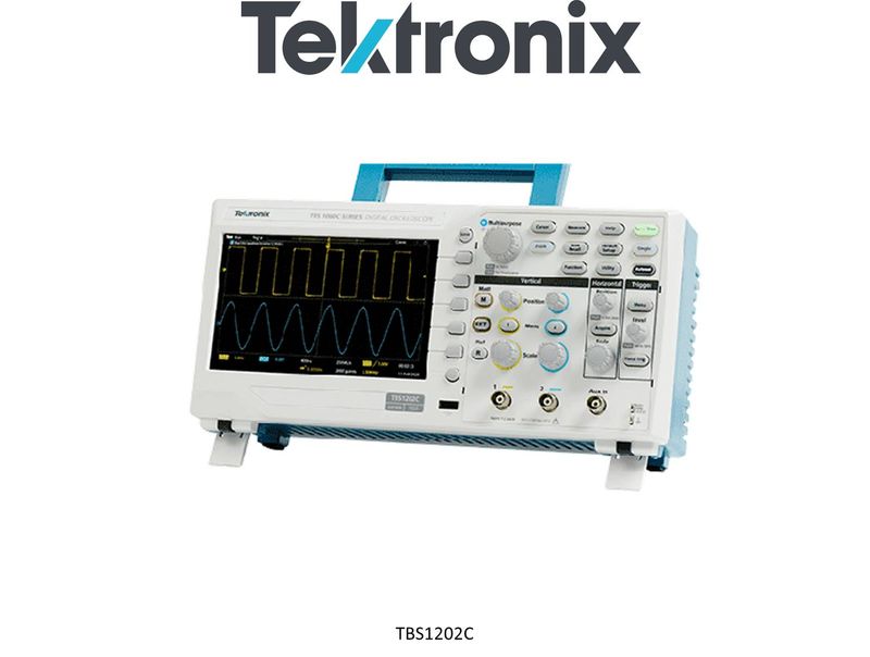 TBS1052C Digital Storage Oscilloscope , 50MHz, 1GS/s, 2 Channels, 7" WVGA Display