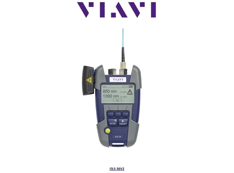 VIAVI SmartPocket V2 OLS-36V2 Laser Source, MM 850 / 1300 -20dBm, SM 1310 / 1550 nm -3dBm