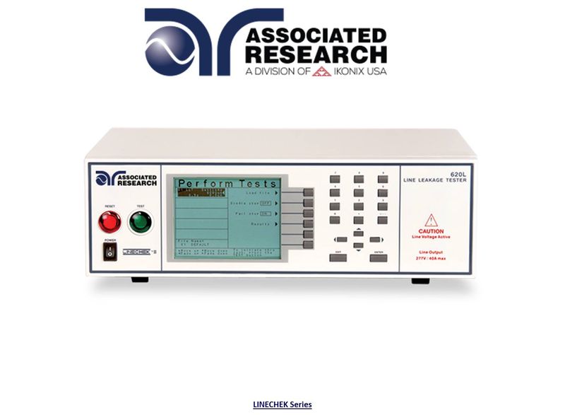 Associated Research LINECHEK-II Series Leakage Current Testers for medical device manufacturers